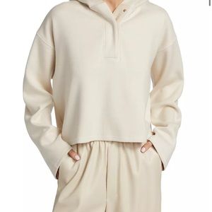 COPY - Splendid Marley Hooded Sweatshirt with Gold Snaps size S